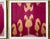 Vibrant Silk Ikat Framed Collection – Bohemian Luxury Textile Art (Set of 4) For Sale - Image 4 of 15