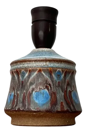 Mid-Century Modern Danish Studio Pottery Table Lamp from Johannes Andersen Keramik, 1960s