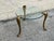 1970s 1970s Brass Glit Side Table in the Style of p.e. Guerin For Sale - Image 5 of 8