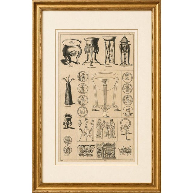 Bernard de Montfaucon, Roman Ritual Vessels & Antiquities, 1721, Engraving For Sale - Image 10 of 10