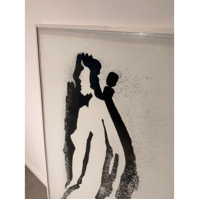 An exceptional Epreuve d'Artiste (Artist's Proof) by renowned Belgian artist Maurits Van Saene , depicting an elegant...