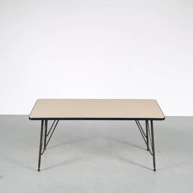 Adjustable Dining or Coffee Table by Rudolf Wolf for Elsrijk, Netherlands, 1950s For Sale - Image 5 of 14