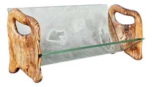 Handheld Bookcase by Ludvika Smrčková for Krásná Jizba