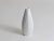 White Relief Striped Porcelain Vase attributed to Martin Freyer for Rosenthal, Germany, 1960s For Sale - Image 3 of 11