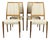 Vintage Nordic Chairs in Fabric, 1960s, Set of 4 For Sale