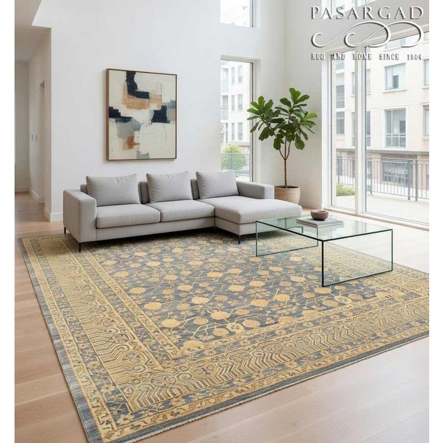 Pasargad DC Fine Hand Knotted Khotan Rug For Sale - Image 13 of 13