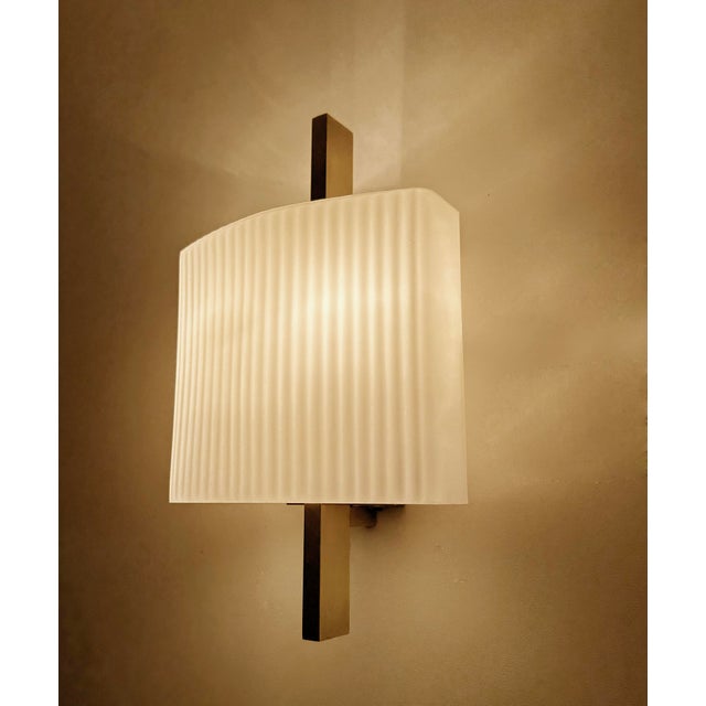 Vintage Space Age Brass Sconces from Hillebrand Lighting, 1960s, Set of 2 For Sale - Image 9 of 18