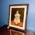 Mid 20th Century Agapito Labios Mexican Girl Folk Art Painting Oil on Canvas For Sale - Image 9 of 9