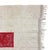 Shabby Chic Distressed Red Cross Flag From Vintage Handspun Cotton For Sale - Image 3 of 4