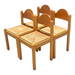 Vintage Boho Italian Padova Chairs After Hank Lowenstein - Set of 4 For Sale
