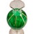 Vintage Hand-Blown Gold & Green Glass Perfume Bottle With Stopper & Dabber – 7.5” For Sale In San Francisco - Image 6 of 8
