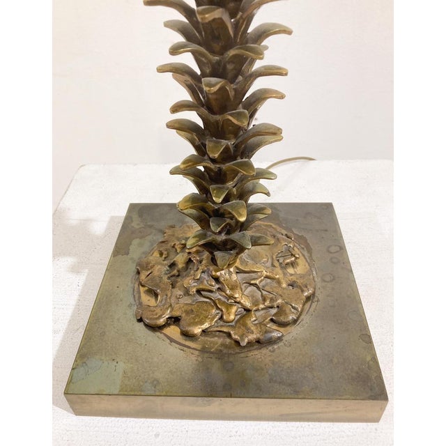 Mid-Century Modern Brass Table Lamp For Sale - Image 3 of 7