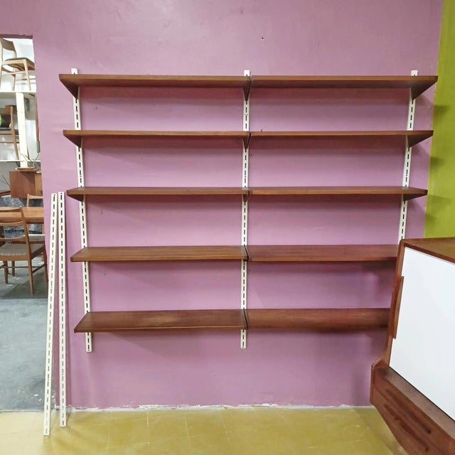 Danish Wall Unit attributed to Kai Kristiansen, 1960s For Sale - Image 10 of 10