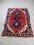 Semi-antique Jalameh hand-knotted rug with a thick, soft and comfortable pile. It features vibrant, eye-catching colours...