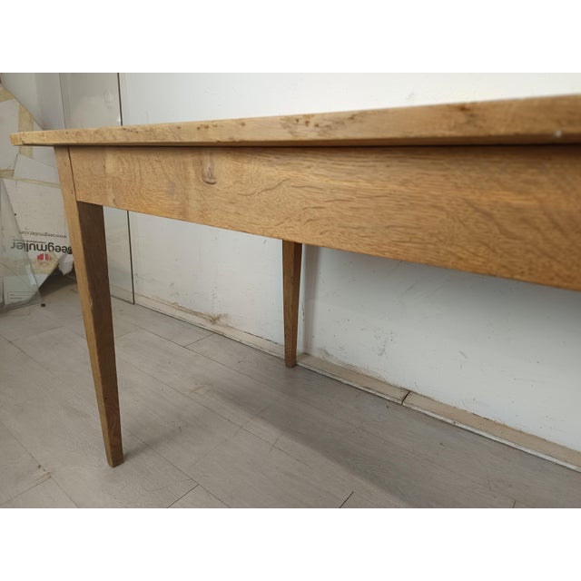 Vintage Farmhouse Table in Oak, 1890s For Sale - Image 14 of 18