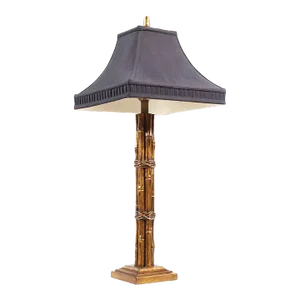 Currey and Co Bamboo Table Lamp