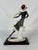 Charcoal 1980s Giuseppe Armani Signed Italian Sculpture “Skating Girl -Winter” For Sale - Image 8 of 12