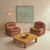 A mid-20th-century Italian square coffee table, crafted in solid oak. Broad in stance and low to the floor, the table...
