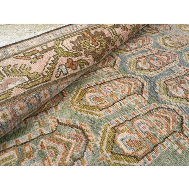 Galerie Shabab Collection Mid-20th Century Persian Malayer Accent Rug For Sale In New York - Image 6 of 6
