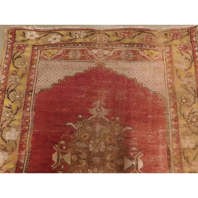 Boho Chic 1930s Hand Knotted Turkish Area Rug For Sale - Image 3 of 13