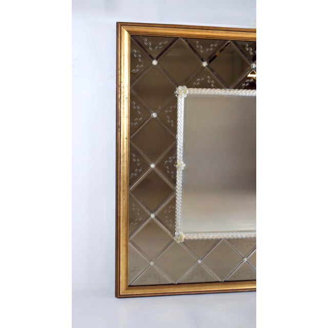 Hollywood Regency Custom Hollywood Regency Mantle Mirror New York Design Center, 1980's For Sale - Image 3 of 12