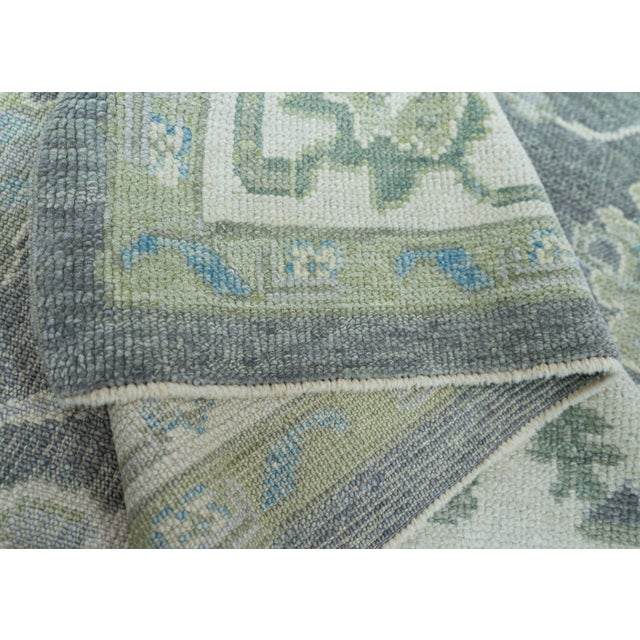 Textile Turkish Oushak Rug 9'2" x 12'3" #19208 For Sale - Image 7 of 8