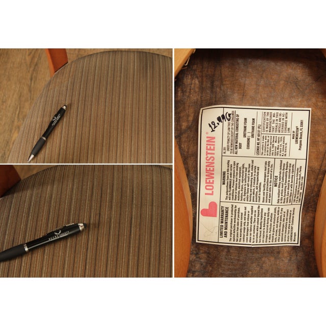 Loewenstein Mid Century Modern Style Armchairs - A Pair For Sale - Image 9 of 13