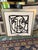 Fantastic original abstract painting by Peter Keil. This unique piece was executed with oil on board. It depicts a cubist...