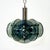 Mid-Century Modern Space Age Hanging Lamp in Chrome Metal and Smoked Glass from Veca, 1970s For Sale - Image 3 of 11