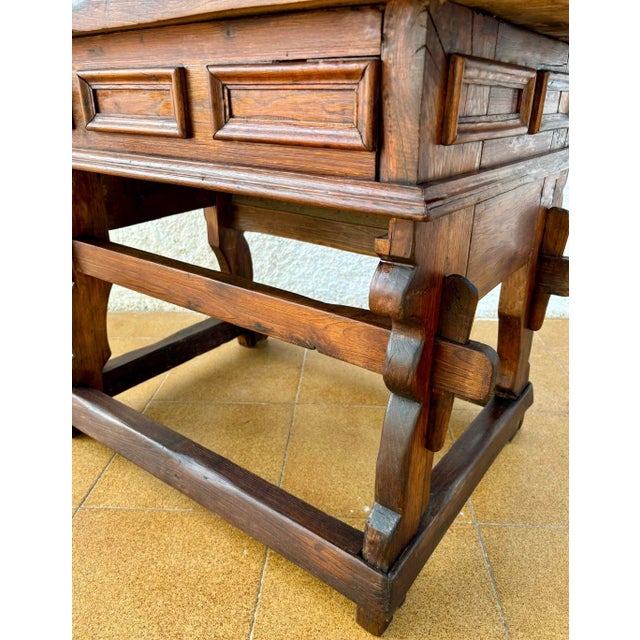 Vintage Pine Work Table, 1940s For Sale - Image 6 of 9