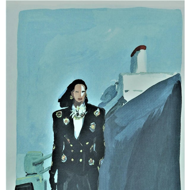 Contemporary Matted Vintage Chanel Print 1980s For Sale - Image 3 of 5