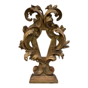 Antique Italian Carved Giltwood Reliquary -17th Century