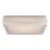 Kelly Wearstler for Visual Comfort Signature Covet Medium Flush Mount in Polished Nickel with Alabaster For Sale