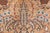 Terracotta Antique Persian Tabriz Rug For Sale - Image 4 of 9