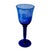 Glass Late 20th Century Mexican Handblown Cobalt Blue Stem Glasses, Set of 9 For Sale - Image 7 of 13