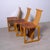 Modern Vintage Chairs in Beech and Leather by Alvar Aalto, 1960s, Set of 3 For Sale - Image 3 of 18