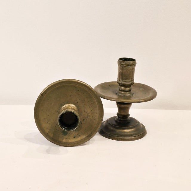 Pair of Baroque Candlesticks, Germany, 17th Century For Sale In San Francisco - Image 6 of 11