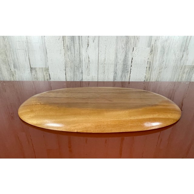 Sculpted Wood Biomorphic Catch All For Sale - Image 10 of 11