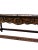 1940s Spanish Baroque Carved Wood Arts & Crafts Hall Bench Seat For Sale - Image 5 of 16
