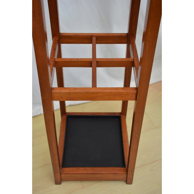 Mid-Century Modern Mahogany Coat Stand from G. W. Evans, England, 1962 For Sale - Image 15 of 18