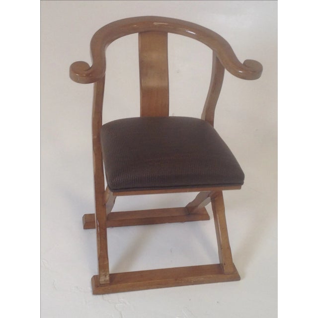 Asian Modern Lounge Chair For Sale - Image 4 of 4