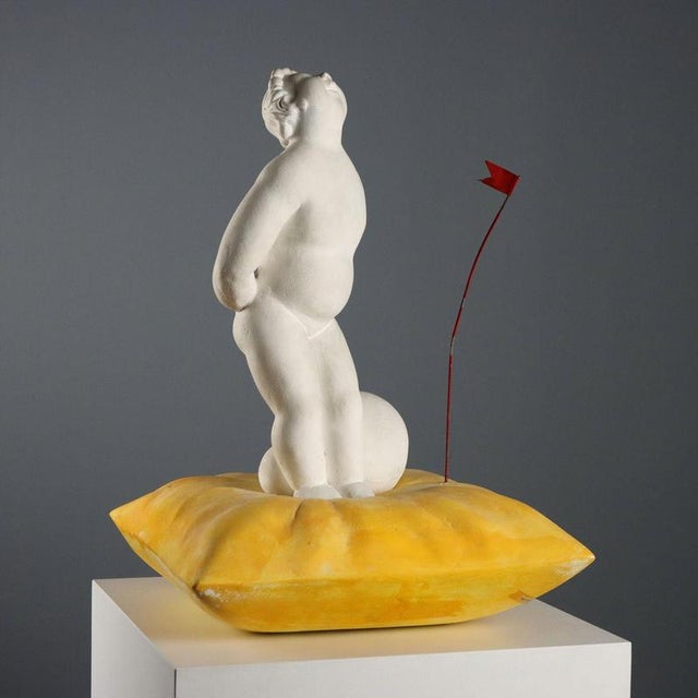 Walter Guidobaldi (Wal), Figurative Sculpture, Glazed Ceramic & Plaster For Sale - Image 9 of 9