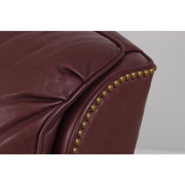 Hancock & Moore Leather Executive Desk Chair For Sale - Image 11 of 15