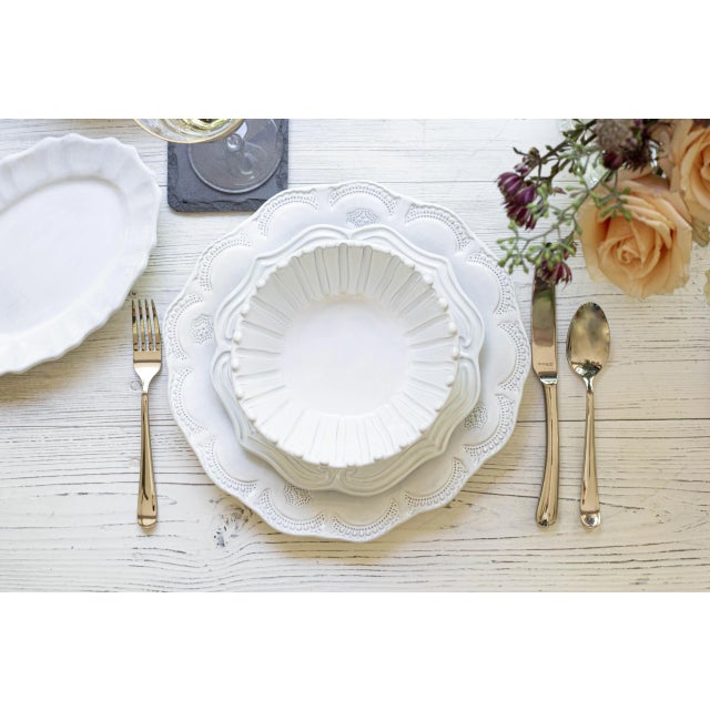 2020s VIETRI Incanto Baroque Four-Piece Dinnerware Set, Service for One For Sale - Image 5 of 12