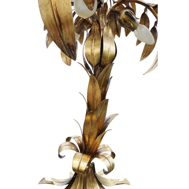 Hollywood Regency Palmtree Table Lamp by Hans Kögl, 1980s For Sale - Image 13 of 18