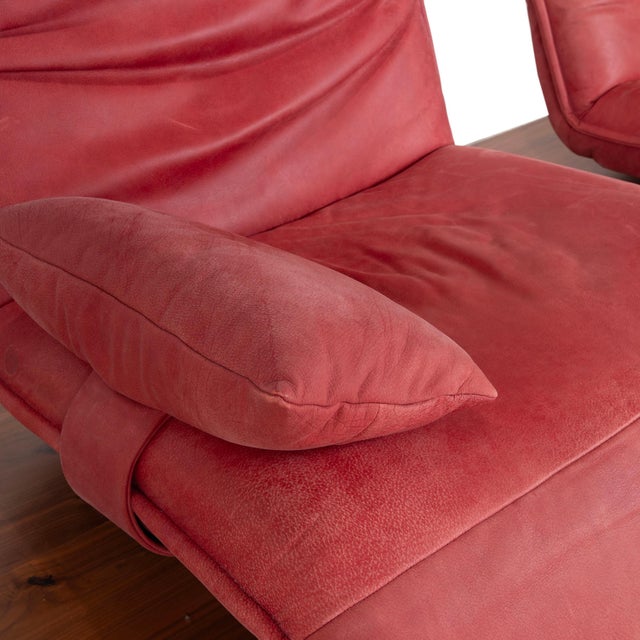 Red Free Motion Epos 2 Leather Two-Seater Red Electric Function Sofa from Koinor For Sale - Image 8 of 18