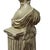 Sculpture Materials Vintage Hollywood Regency Chalkware Greek Goddess W/Pipes Figurine Sculpture For Sale - Image 7 of 9