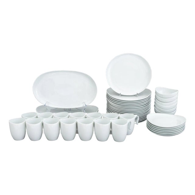 Late 20th Century Nambe Ceramic Tableware Set - 47 Pcs For Sale