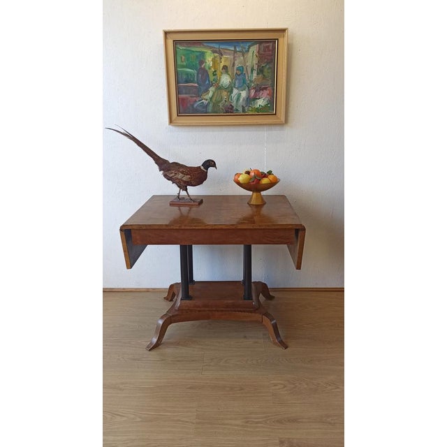 Large Victorian Style Adjustable Side Table, 1950s For Sale - Image 3 of 18