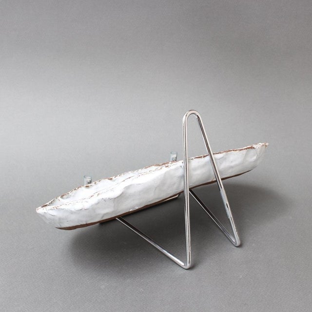 Vintage French Ceramic Tray by Albert Thiry, 1970s For Sale - Image 6 of 14